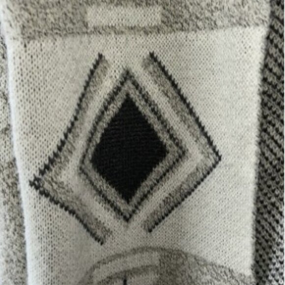 Debut Southwestern Cardigan Sweater Aztec Design Women's Size Large Cozy Warm - Picture 6 of 10